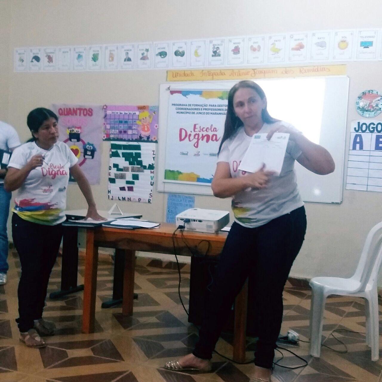 Primeiras ações do Programa Escola Digna em Junco do Maranhão 