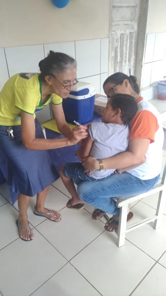 Campanha de vacinação contra gripe alcança todos os locais de Junco do Maranhão