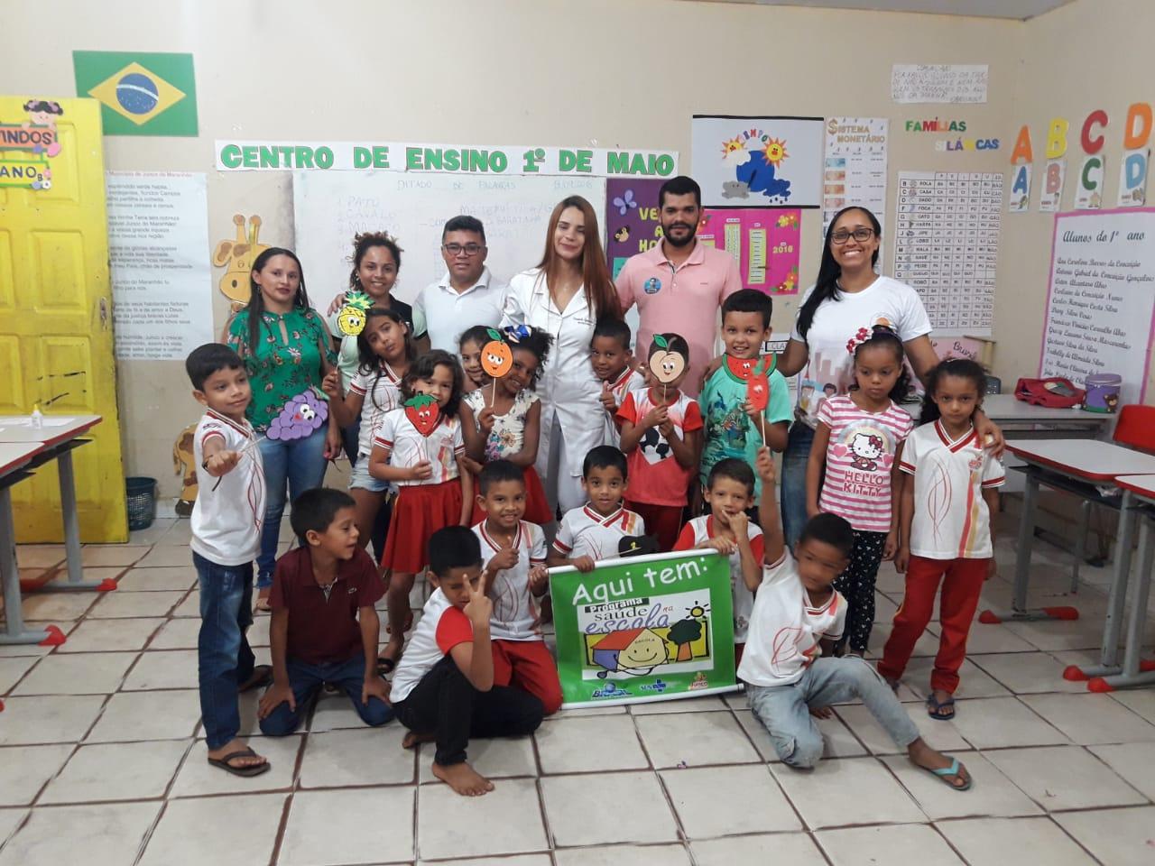 Programa Saúde na Escola é o tema da vez nas escolas de Junco do Maranhão