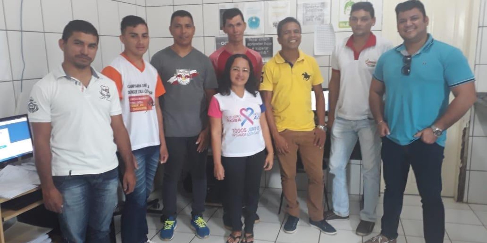 Técnicos da SES visitam Junco do Maranhão para realizar um treinamento com a equipe do CPD