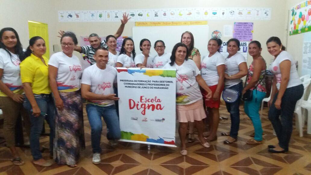 Primeiras ações do Programa Escola Digna em Junco do Maranhão 