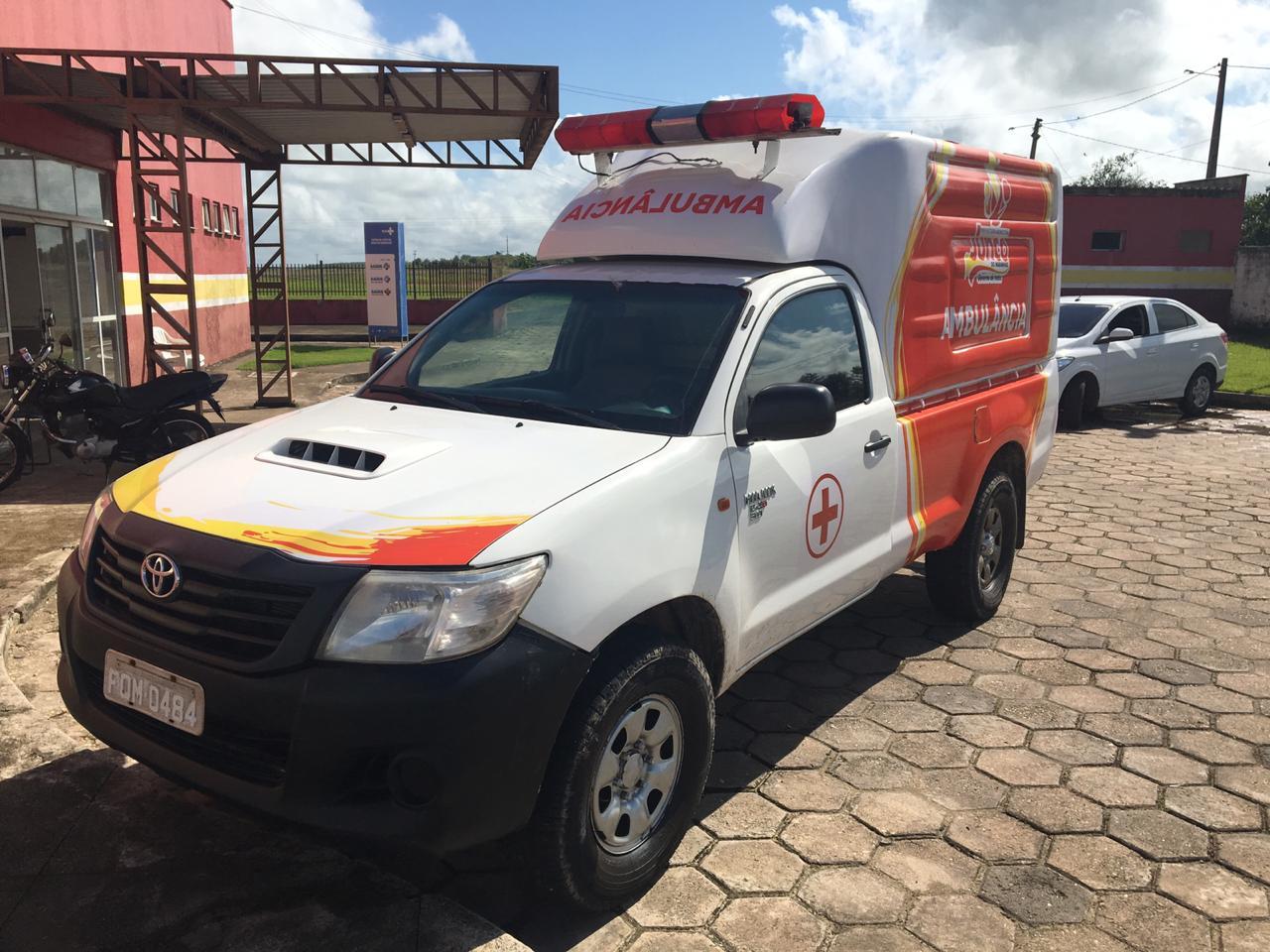Ambulância reformada e pronta para atender os cidadãos juncoenses